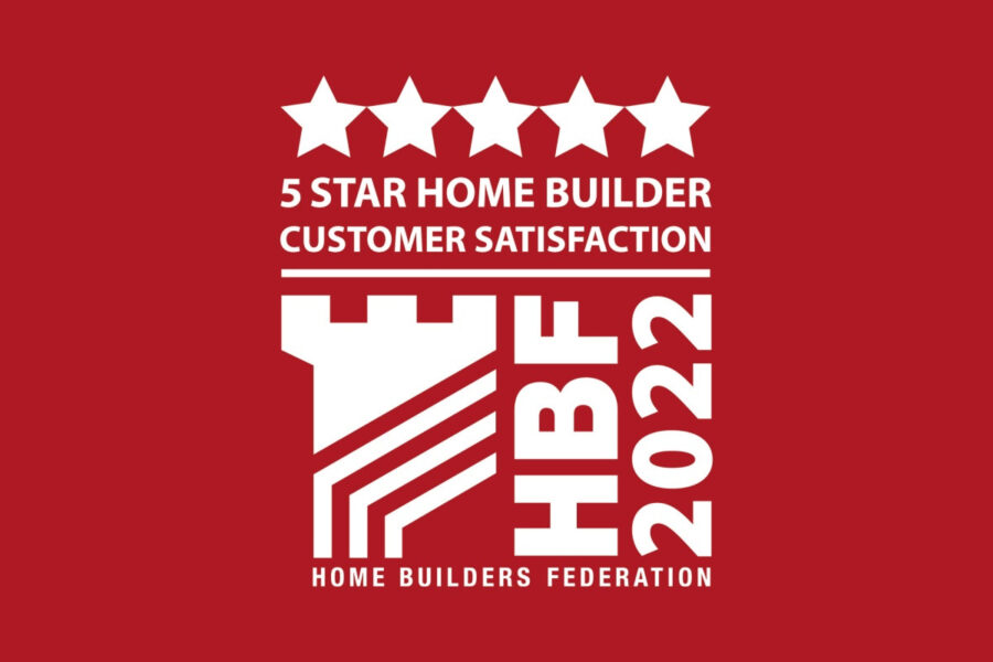 Relax with the knowledge you are buying from a 5 star builder